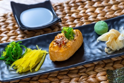 Inari con mejillones